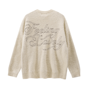 Angelic Spirit Y2K Sweater: Retro 90s Grunge Style for Summer Vibes