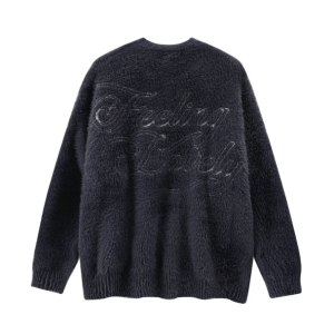 Angelic Spirit Y2K Sweater: Retro 90s Grunge Style for Summer Vibes