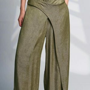 Asymmetrical Wide Leg Pants - Trendy Y2K Summer Outfit for Effortless Style