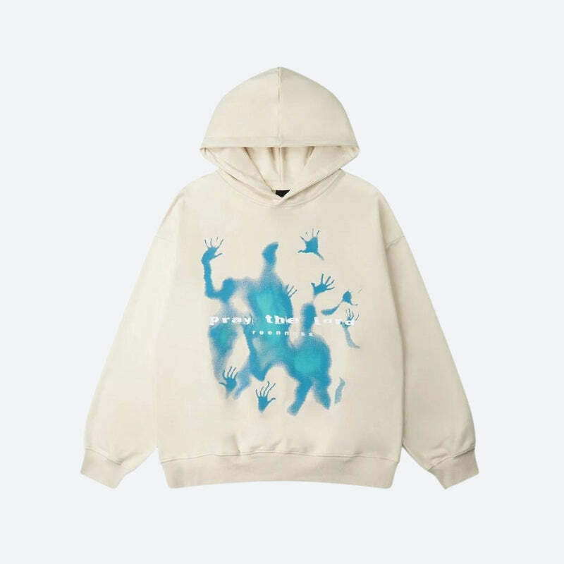 Blue Souls Y2K Grunge Hoodie - Retro 90s Fashion for Summer Vibes