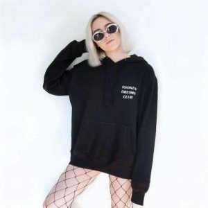 Broken Dreams Club Hoodie - Y2K Grunge Style for Retro Summer Vibes