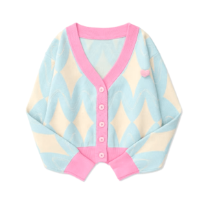 Candy Floss Pastel Sweater - Y2K Grunge Style for Summer Vibes