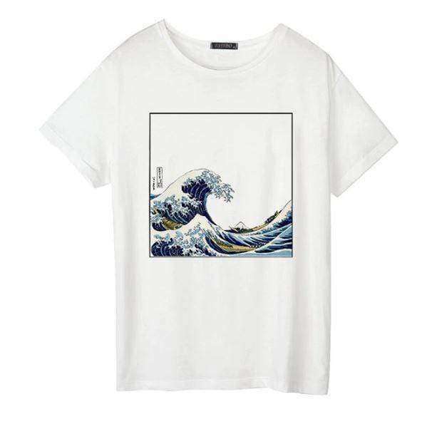 Catch the Wave Y2K T-Shirt: Retro 90s Grunge Summer Outfit Essential