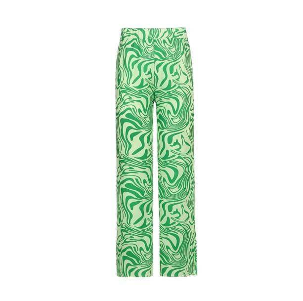 Chic Straight Leg Green Y2K Pants for Trendy Summer Outfits