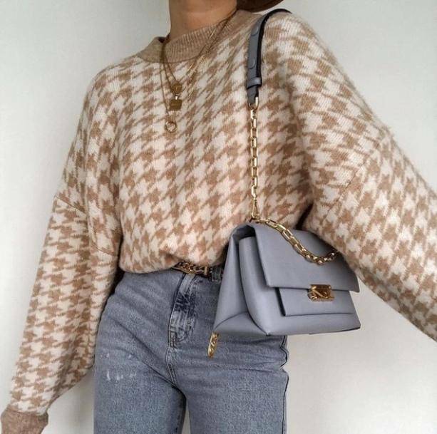 Chic Y2K Aesthetic Khaki Sweater for Retro Summer Outfits