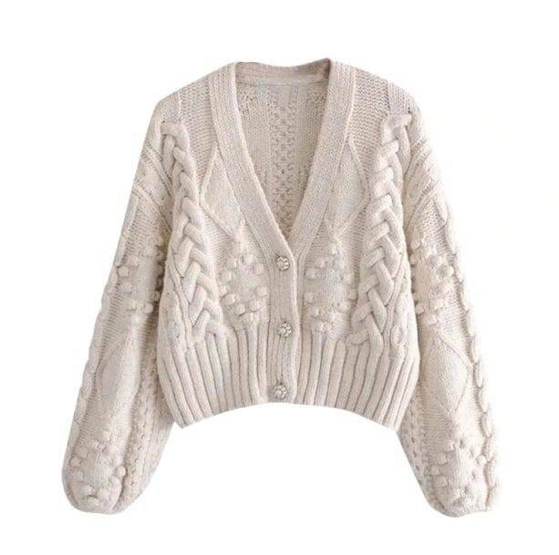 Chic Y2K Cozy Autumn Cardigan for Effortless Retro Style