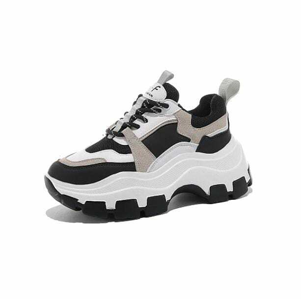 Chunky Thick Sole Sneakers: Y2K Grunge Style for Trendy Summer Outfits