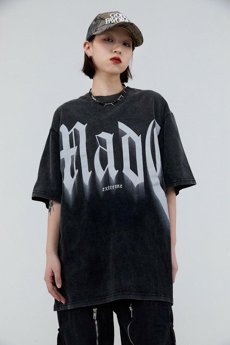 Extreme Grunge Y2K Tee: Retro 90s Fashion for Bold Summer Outfits