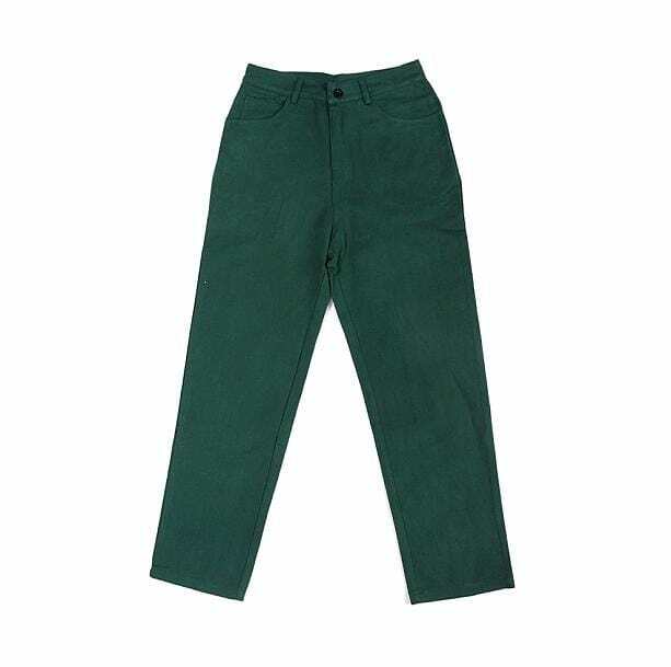 Grassy Green Y2K Pants: Retro 90s Grunge Outfit for Summer Vibes