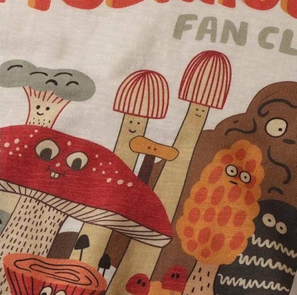 Indie Mushroom Y2K T-Shirt: Retro Grunge Style for Summer Vibes