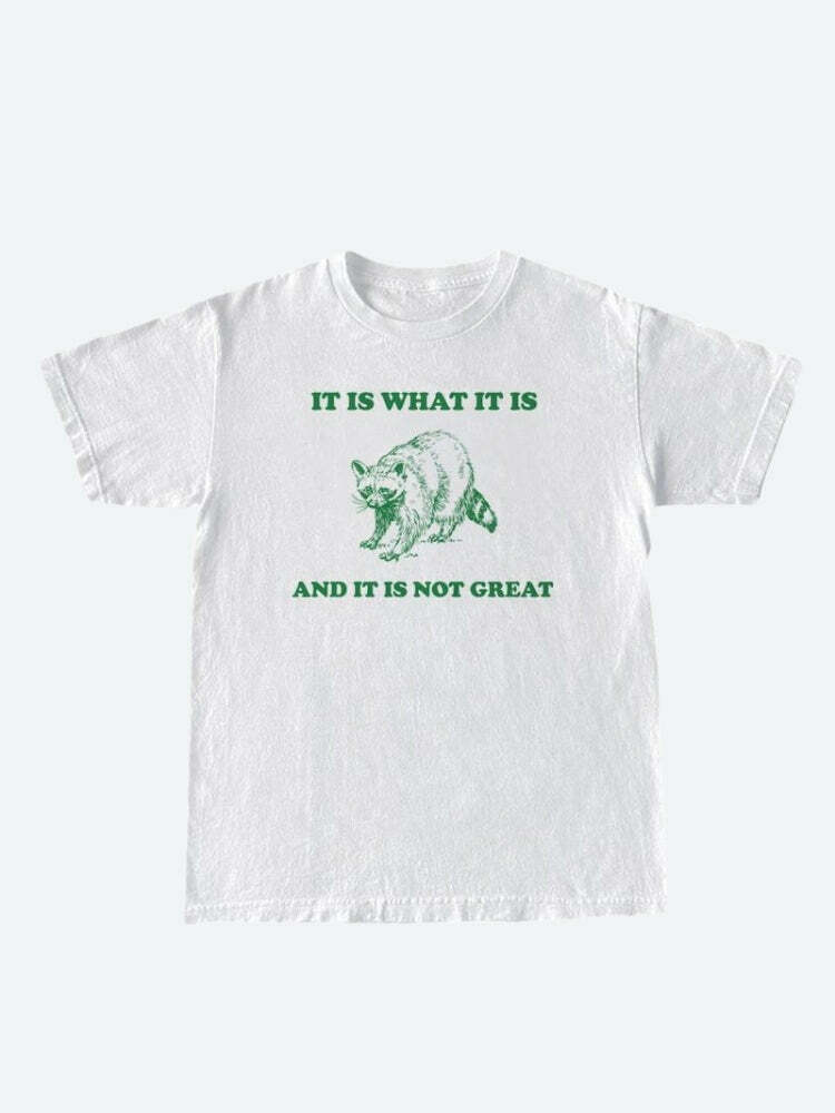 It Is What It Is Y2K Baby Tee - Retro 90s Grunge Summer Outfit