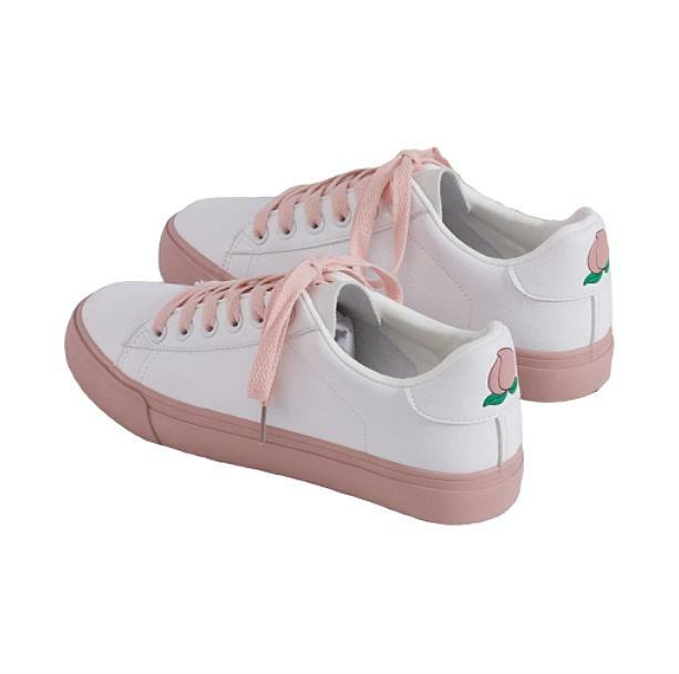 Just Peachy Y2K Sneakers: Retro Summer Vibes for Trendy Outfits