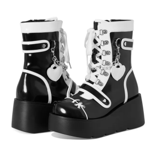 Kawaii Y2K Platform Boots for Retro Summer Outfits and Grunge Styles