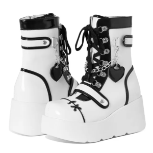 Kawaii Y2K Platform Boots for Retro Summer Outfits and Grunge Styles