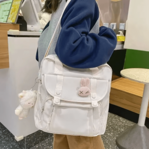 Kawaii Y2K School Backpack: Retro 90s Style for Trendy Outfits