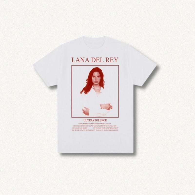 Lana Del Rey Y2K Baby Tee: Retro 90s Grunge Summer Outfit Essential