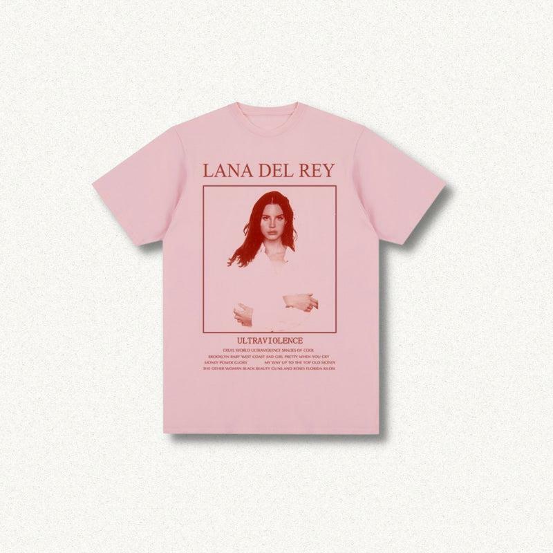 Lana Del Rey Y2K Baby Tee: Retro 90s Grunge Summer Outfit Essential