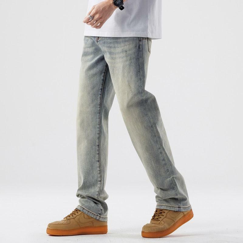 Light Wash Y2K Straight Leg Jeans for Retro Summer Outfits