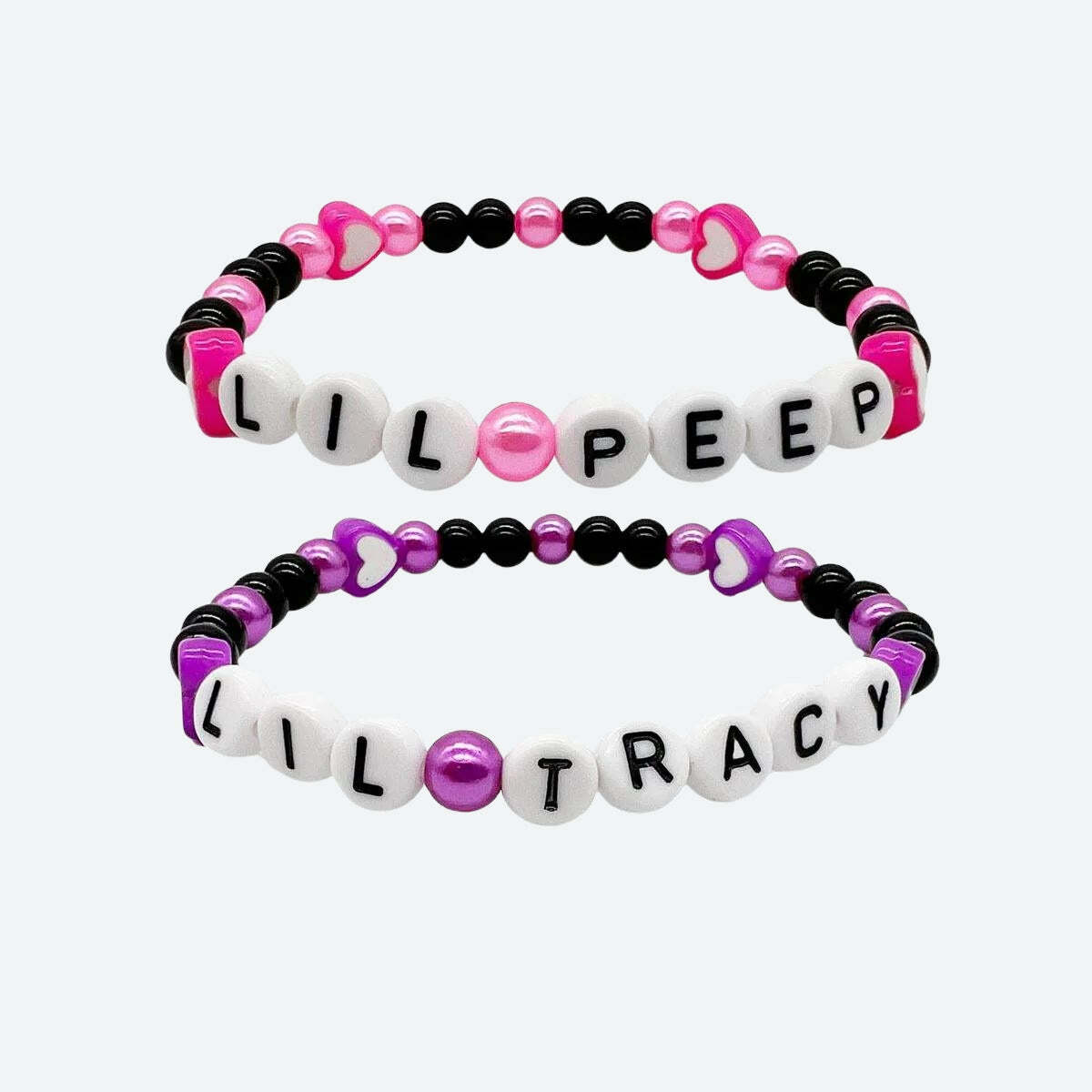 Lil Peep & Tracy Y2K Grunge Bracelet - Retro 90s Fashion Accessory