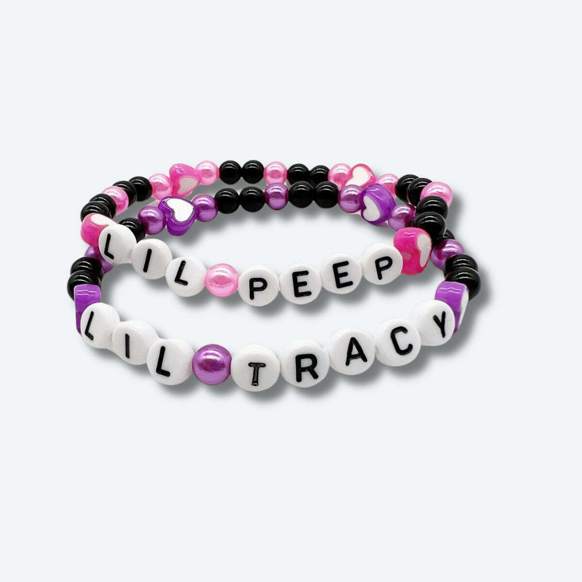 Lil Peep & Tracy Y2K Grunge Bracelet - Retro 90s Fashion Accessory