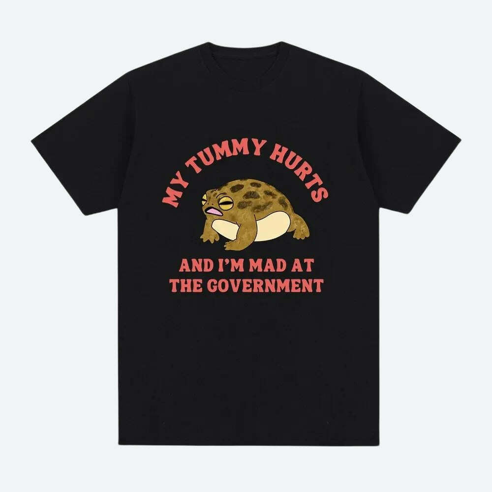 My Tummy Hurts Y2K Baby Tee - Retro Grunge Summer Outfit Essential