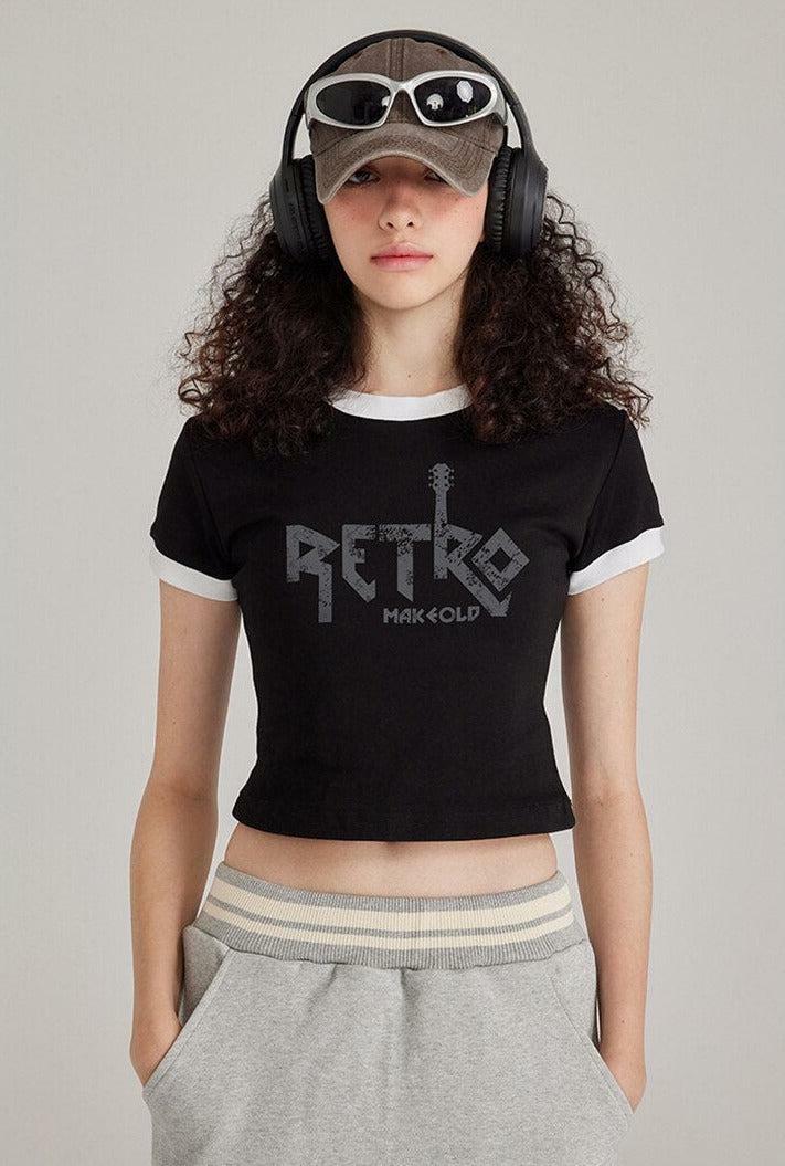 Retro Y2K Grunge Tee: Vintage 90s Style for Summer Outfits