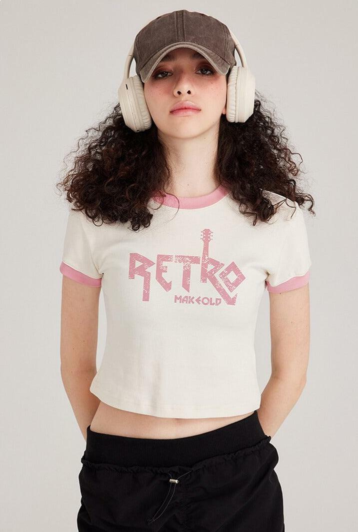 Retro Y2K Grunge Tee: Vintage 90s Style for Summer Outfits