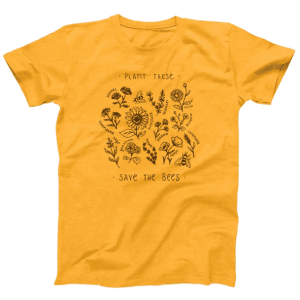 Save The Bees Y2K Baby Tee - Retro 90s Grunge Summer Outfit