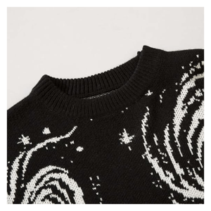 Starry Sky Y2K Sweater: Retro 90s Grunge Style for Summer Vibes