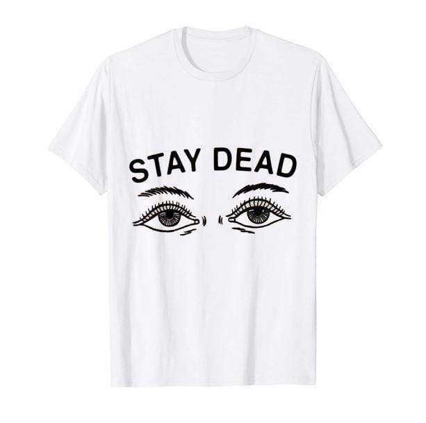 Stay Dead Y2K Grunge T-Shirt - Retro 90s Fashion Statement Top