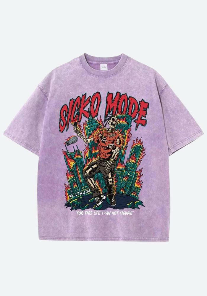 Travis Scott Sicko Mode Y2K Grunge Tee - Retro 90s Fashion Statement