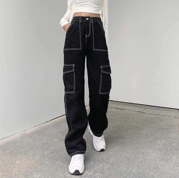 Trendy Y2K Aesthetic Baggy Jeans for Retro Summer Outfits