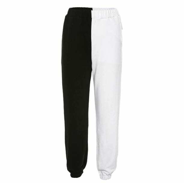 Trendy Y2K Black & White Pants for Stylish Summer Outfits