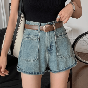 Trendy Y2K High Waisted Shorts for Summer: Retro 90s Grunge Vibes