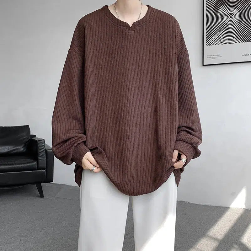 Trendy Y2K Ribbed Sweater for Effortless Summer Grunge Outfits