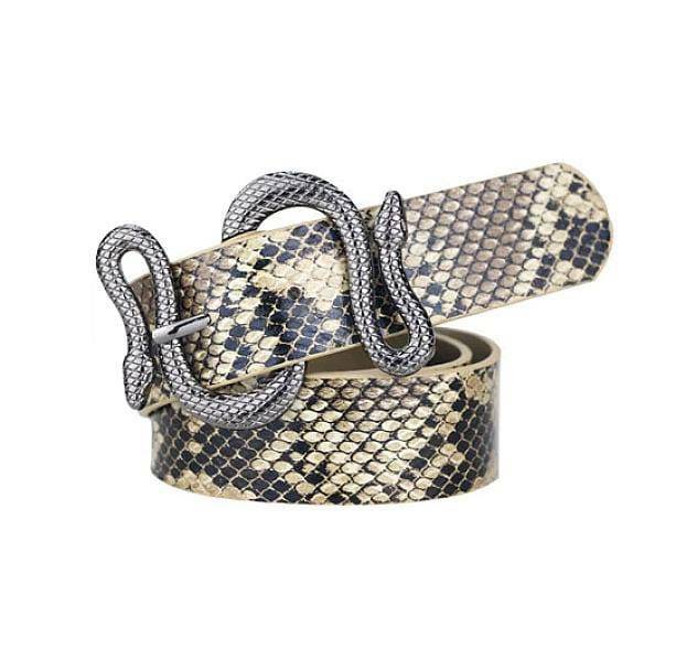 Trendy Y2K Snake Buckle Belt for Grunge and Retro Summer Outfits