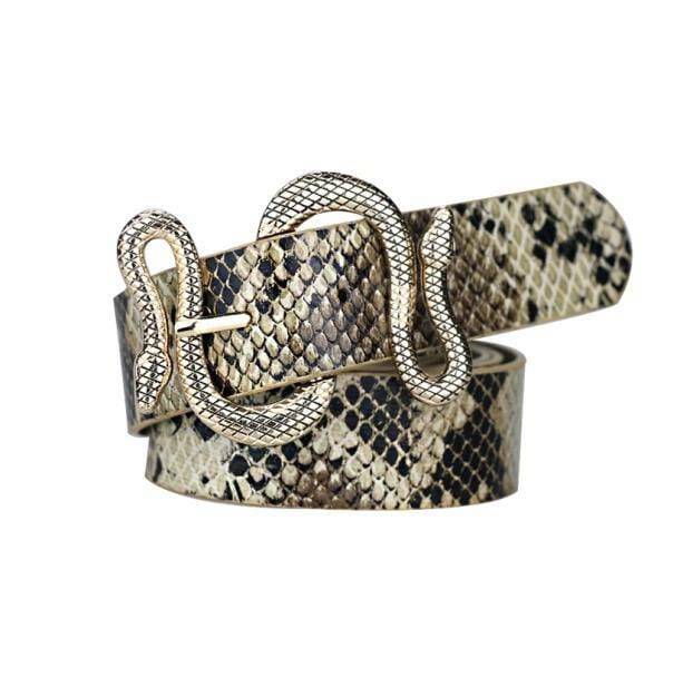 Trendy Y2K Snake Buckle Belt for Grunge and Retro Summer Outfits