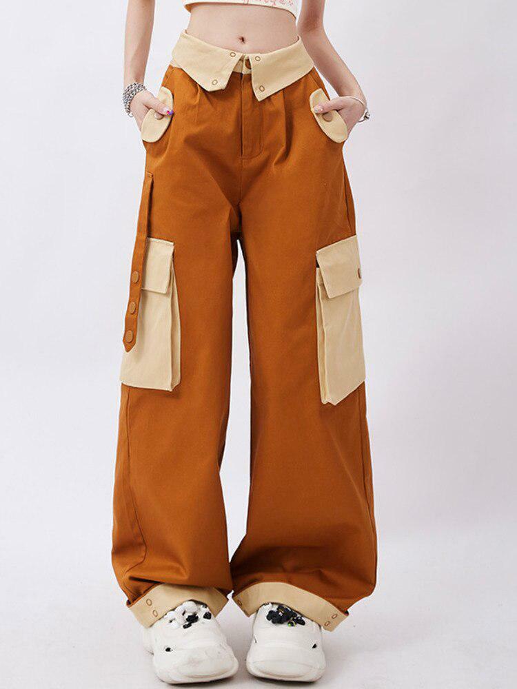 Trendy Y2K Wide Leg Cargo Pants for Effortless Summer Style