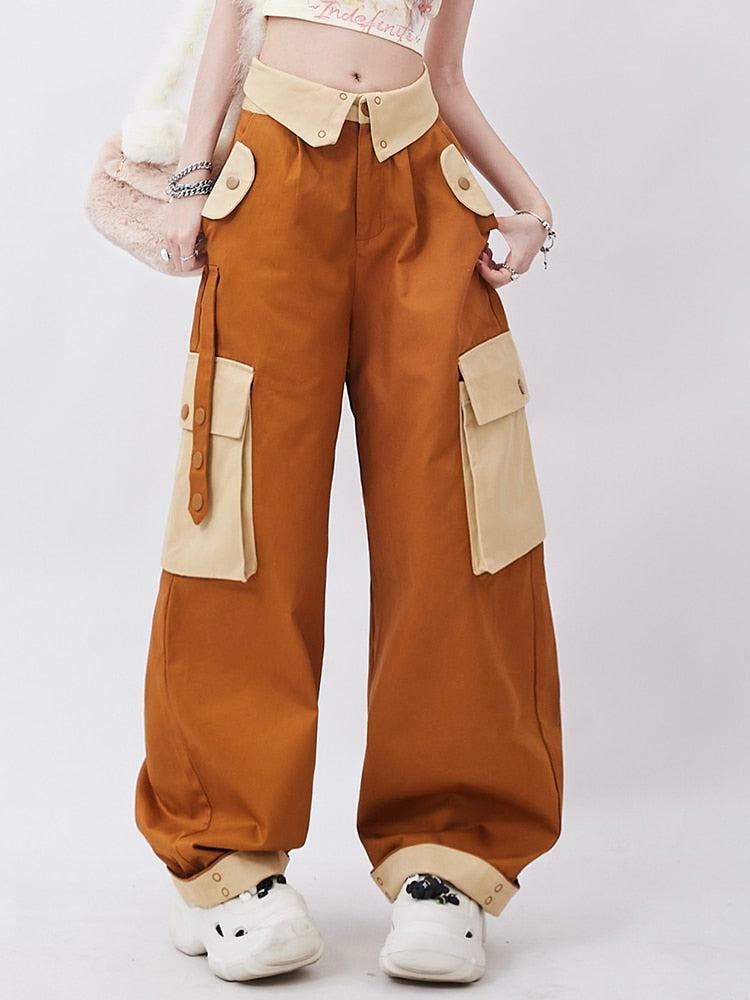 Trendy Y2K Wide Leg Cargo Pants for Effortless Summer Style