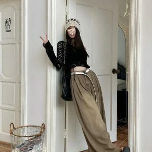 Trendy Y2K Wide Leg Pants for Effortless Summer Grunge Outfits