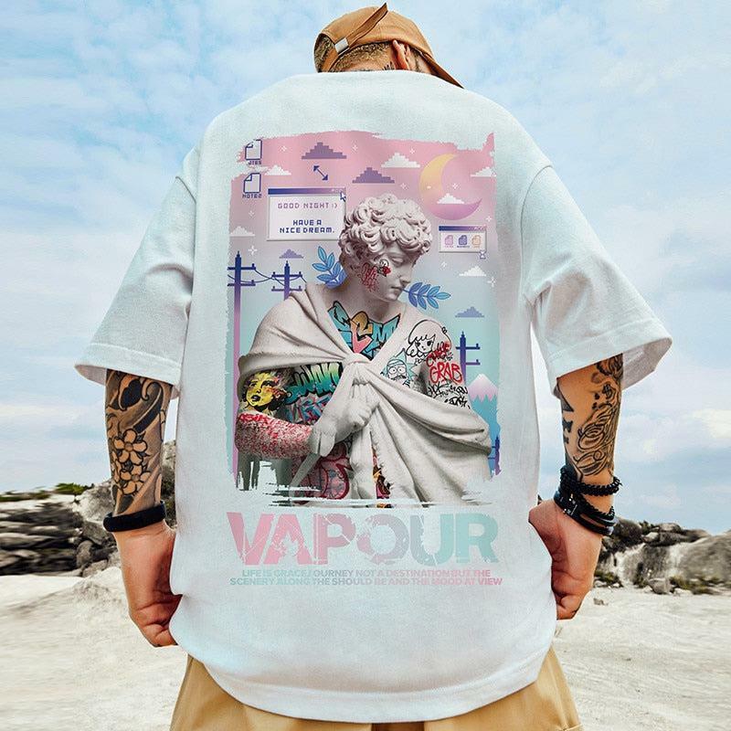 Vapour Aesthetic Y2K Tee - Retro 90s Grunge Summer Outfit Essential