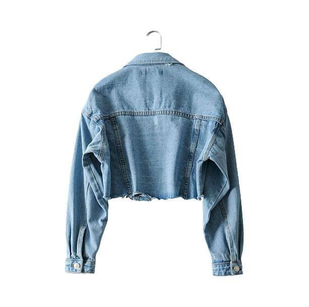 Y2K 90s Jean Jacket: Retro Grunge Style for Summer Outfits