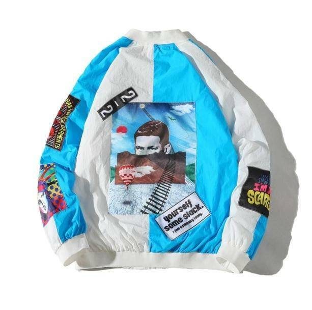 Y2K 90's Vibes Windbreaker Jacket for Retro Summer Outfits