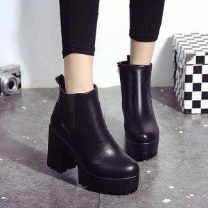 Y2K Aesthetic Ankle Boots for Retro Summer Outfits and Grunge Styles