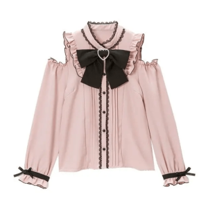 Y2K Aesthetic Kawaii Blouse for Retro Summer Outfits and Grunge Styles