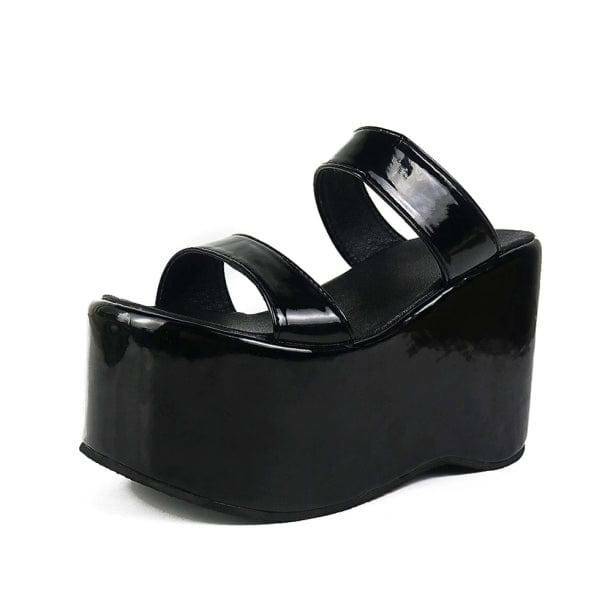 Y2K Aesthetic Platform Sandals for Retro Summer Outfits and Parties