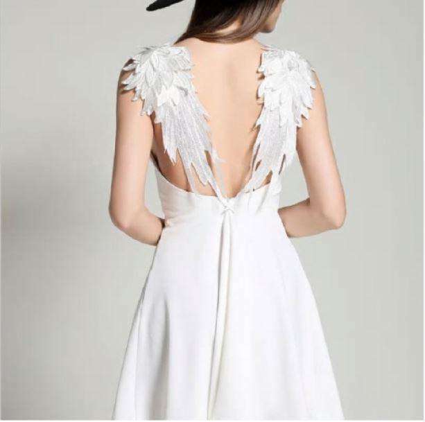 Y2K Angel Wings Dress - Retro Summer Outfit for a Chic Y2K Vibe