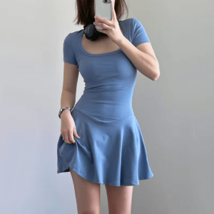 Y2K Balletcore Mini Dress: Retro Summer Outfit for Trendy Vibes