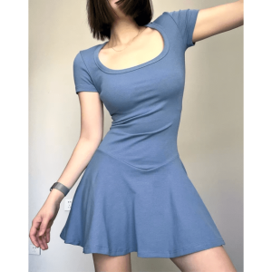 Y2K Balletcore Mini Dress: Retro Summer Outfit for Trendy Vibes