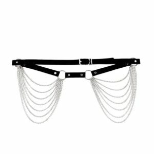 Y2K Belt with Waist Chain for Trendy Summer Outfits and Grunge Styles